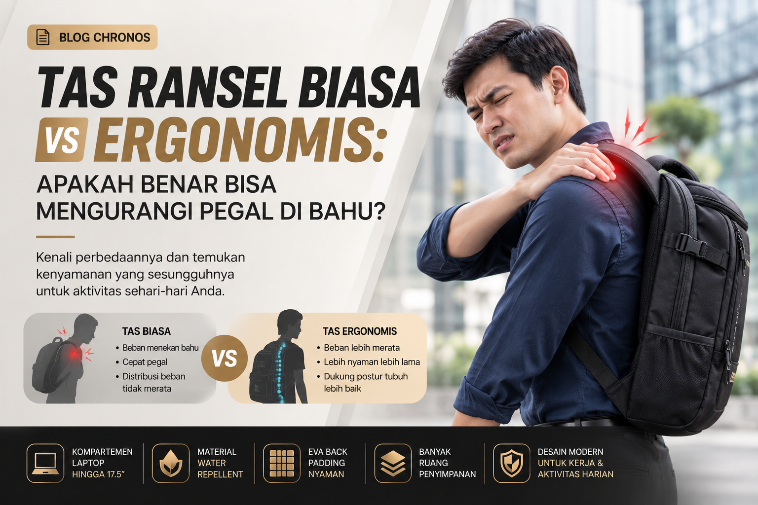 tas ransel ergonomis