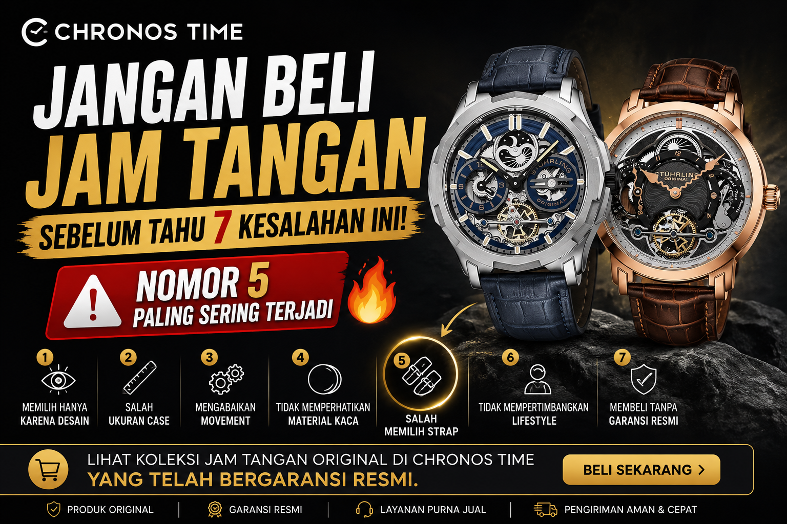 jangan beli jam tangan sebelum tahu ini